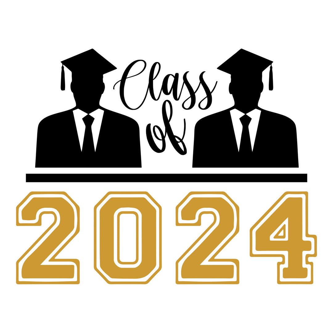 Graduation 2024: Class of 2024 III - DTF Transfer - Direct-to-Film