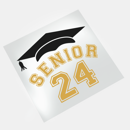 Graduation 2024: Senior 2024 - DTF Transfer - Direct-to-Film