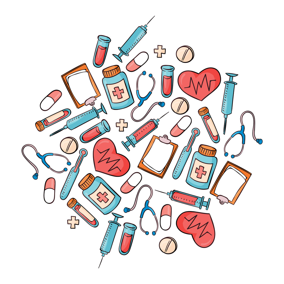 Medical Doodle: Medical Science IV - DTF Transfer - Direct-to-Film