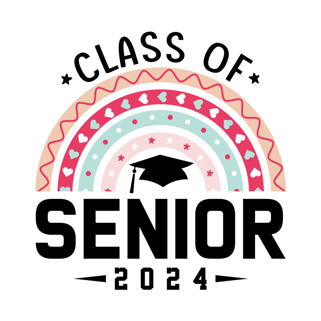 Graduation 2024: Class of 2024 Senior II - DTF Transfer - Direct-to-Film