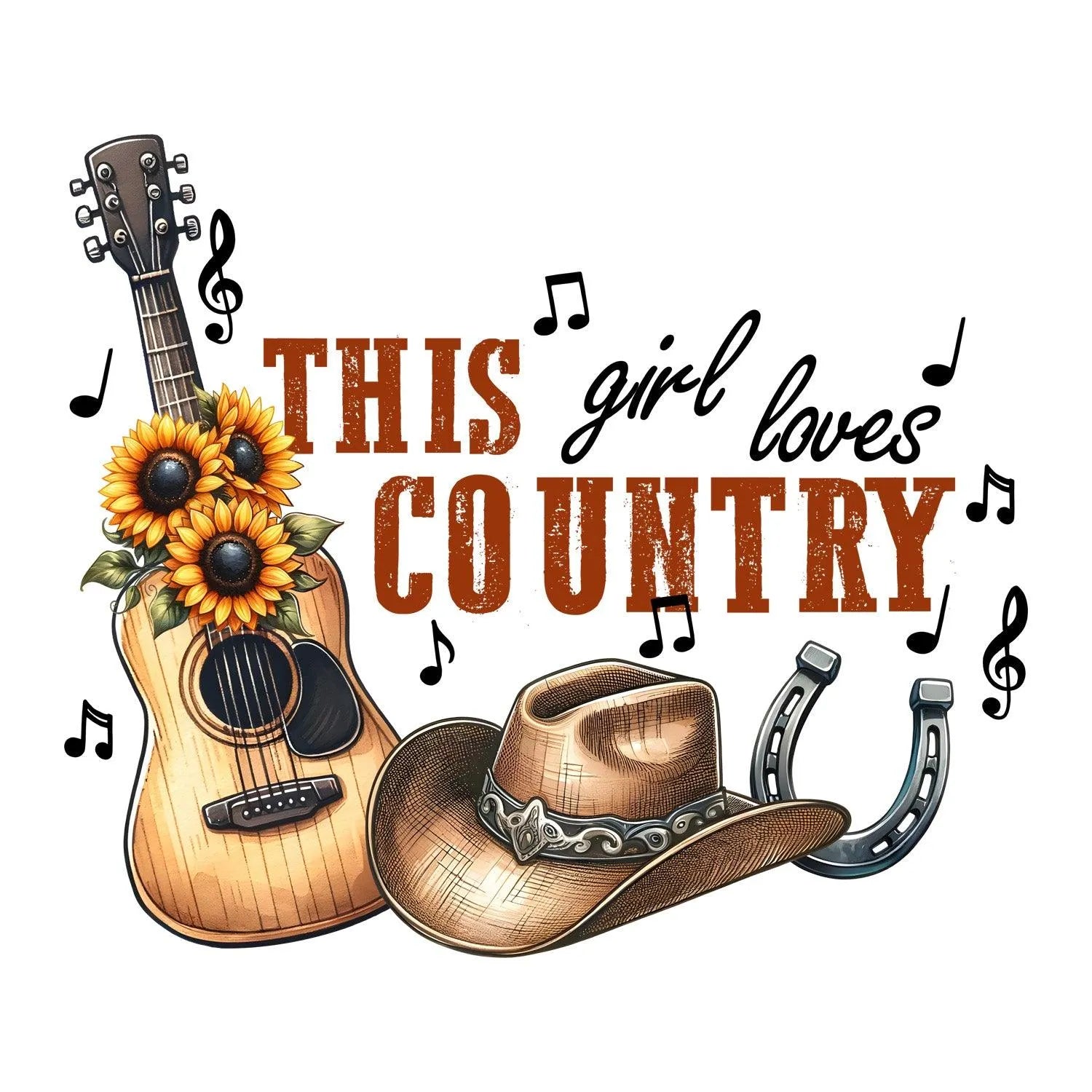 Girl Loves Country Music This Girl Loves Country Music III DTF