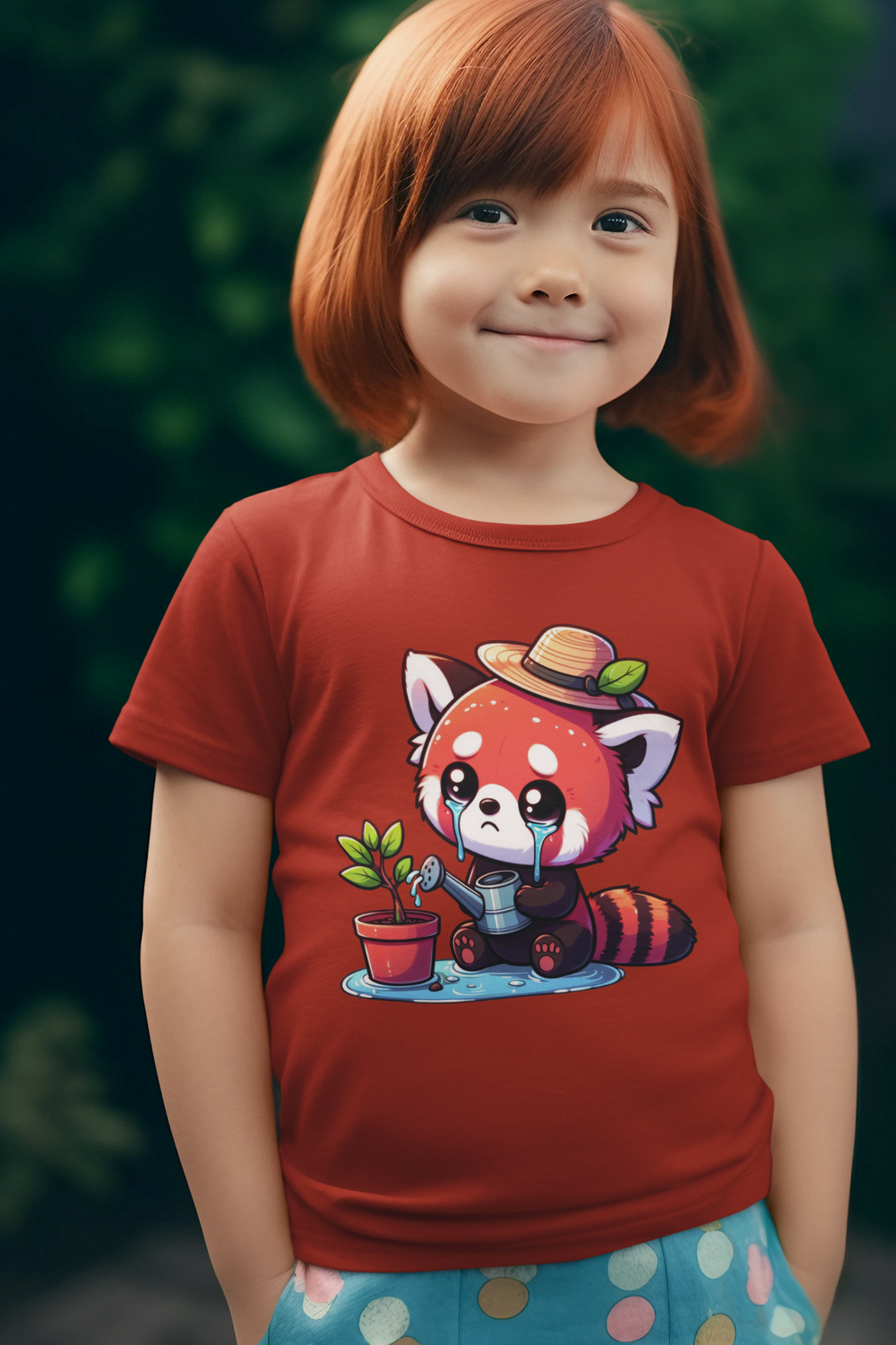 Red Panda: Crying Red Panda - DTF Transfer - Direct-to-Film