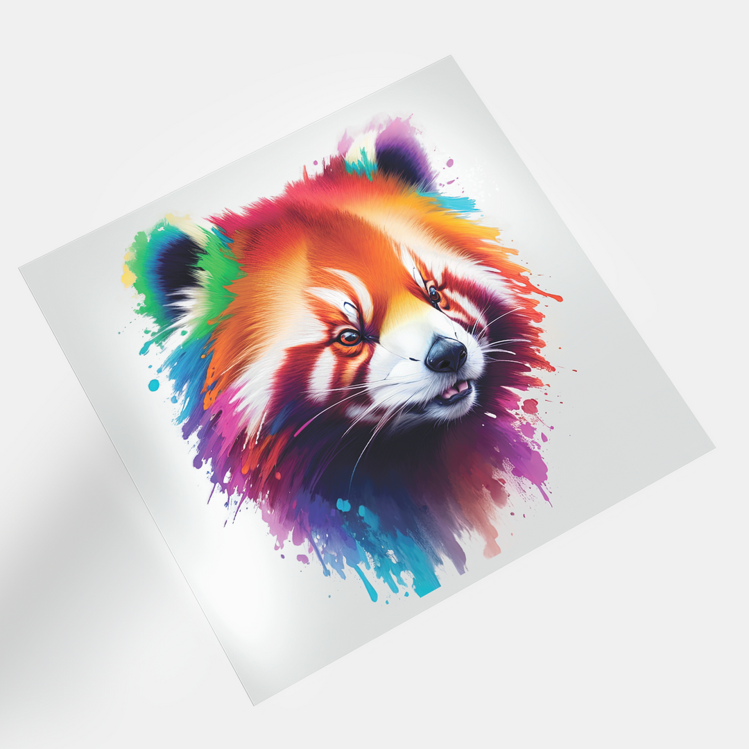 Red Panda: Watercolor Artwork - DTF Transfer - Direct-to-Film