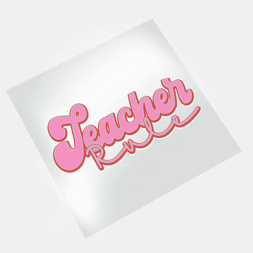 Groovy Teacher: Teacher Rule - DTF Transfer - Direct-to-Film