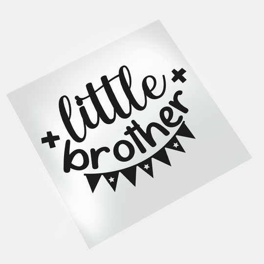 Baby Sayings: Little Brother - DTF Transfer - Direct-to-Film