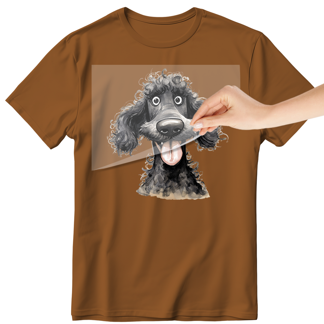 Funny Dogs: Cute Poodle - DTF Transfer - Direct-to-Film