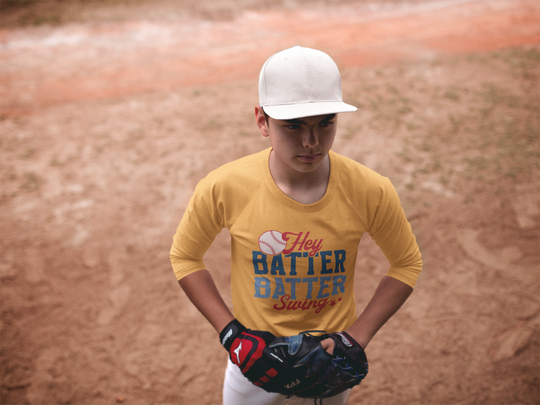 Baseball: Hey Batter Swing - DTF Transfer - Direct-to-Film