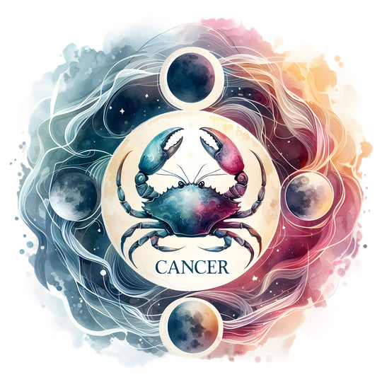 Zodiac Signs: Cancer - DTF Transfer - Direct-to-Film