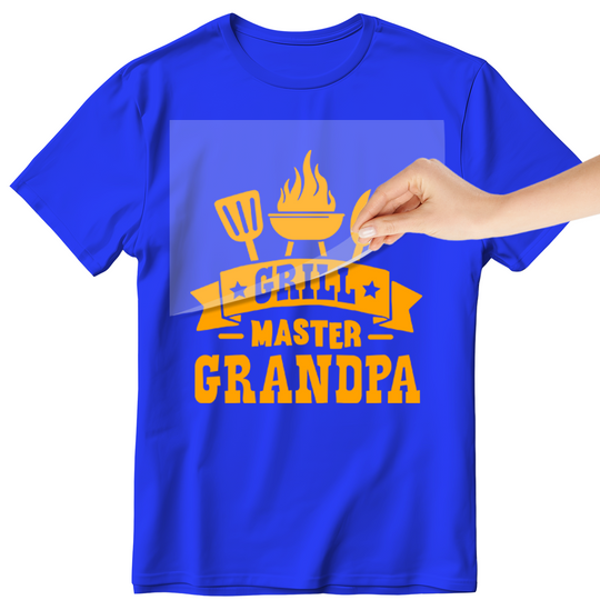 Grandpa Tribute: Grill Master Grandpa - DTF Transfer - Direct-to-Film