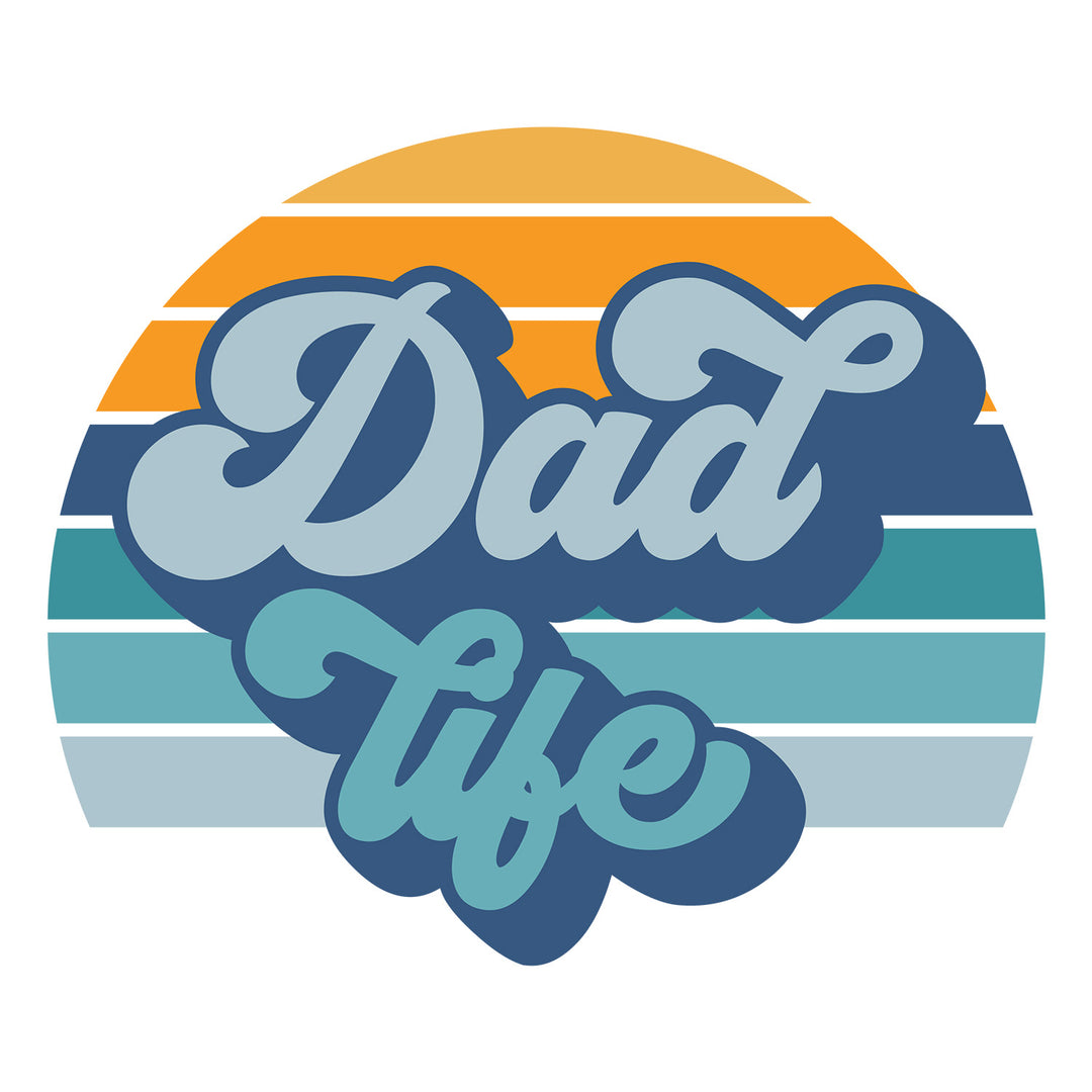 Cool Dad Vibes: Dad Life - DTF Transfer - Direct-to-Film