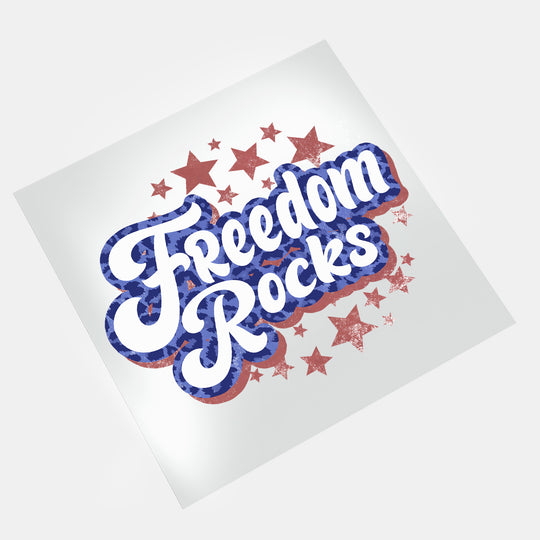 America EST 1776: Freedom Rocks - DTF Transfer - Direct-to-Film