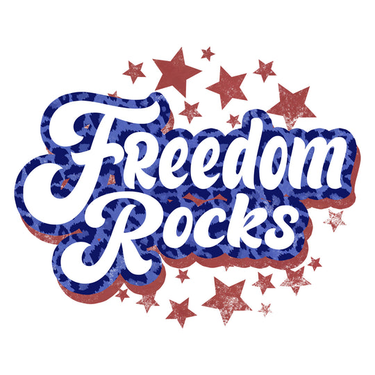 America EST 1776: Freedom Rocks - DTF Transfer - Direct-to-Film