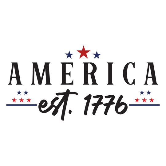 America EST 1776 2 - DTF Transfer - Direct-to-Film