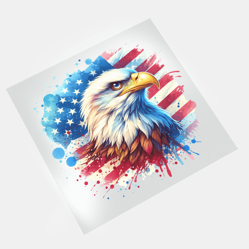4th Of July Animals: Eagle - DTF Transfer - Direct-to-Film