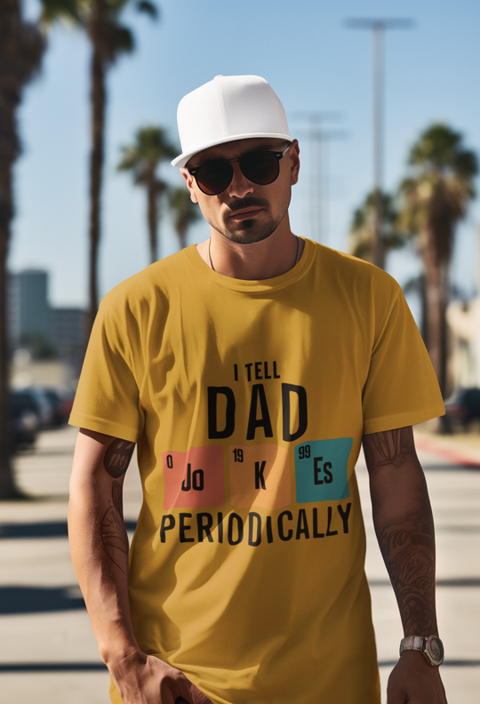 Best Dad Ever: I Tell Dad Jokes Periodically - DTF Transfer - Direct-to-Film