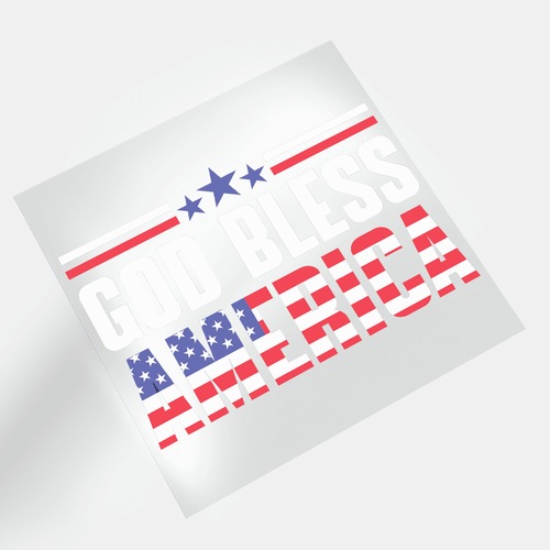 Independence Day: GodBless America - DTF Transfer - Direct-to-Film