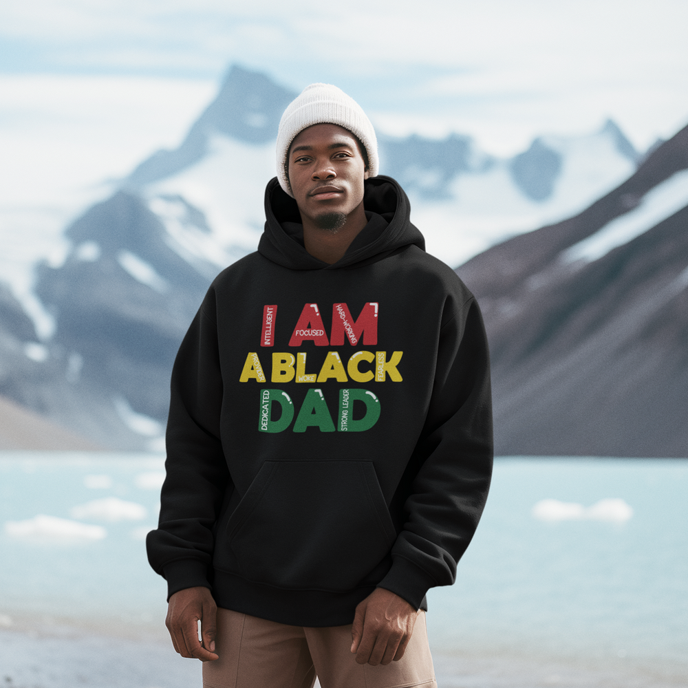 Black Father: I Am A Black Dad 2 - DTF Transfer - Direct-to-Film