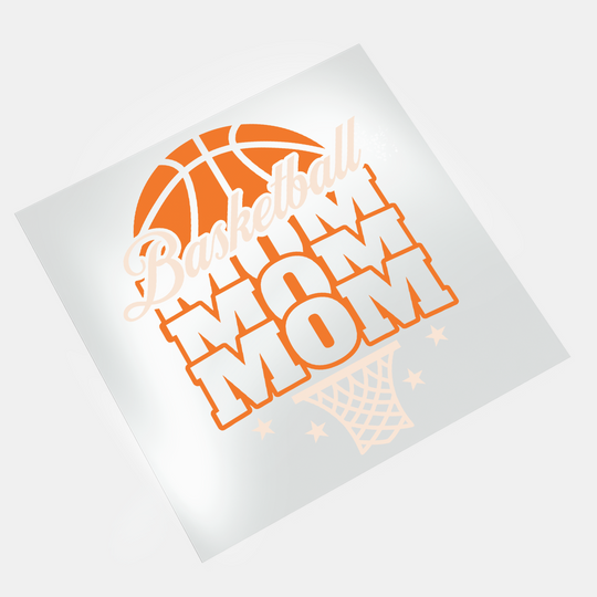 Basketball: Basketball Mom - DTF Transfer - Direct-to-Film