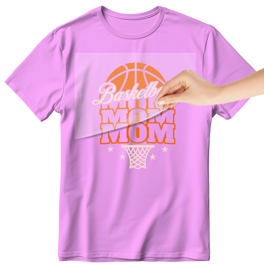 Basketball: Basketball Mom - DTF Transfer - Direct-to-Film