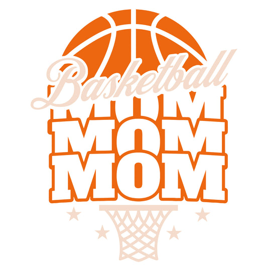 Basketball: Basketball Mom - DTF Transfer - Direct-to-Film