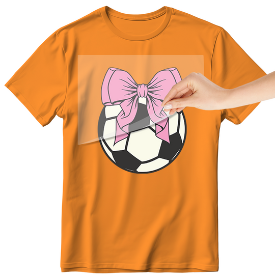 Soccer: Ribbon Ball - DTF Transfer - Direct-to-Film