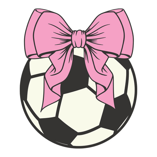 Soccer: Ribbon Ball - DTF Transfer - Direct-to-Film