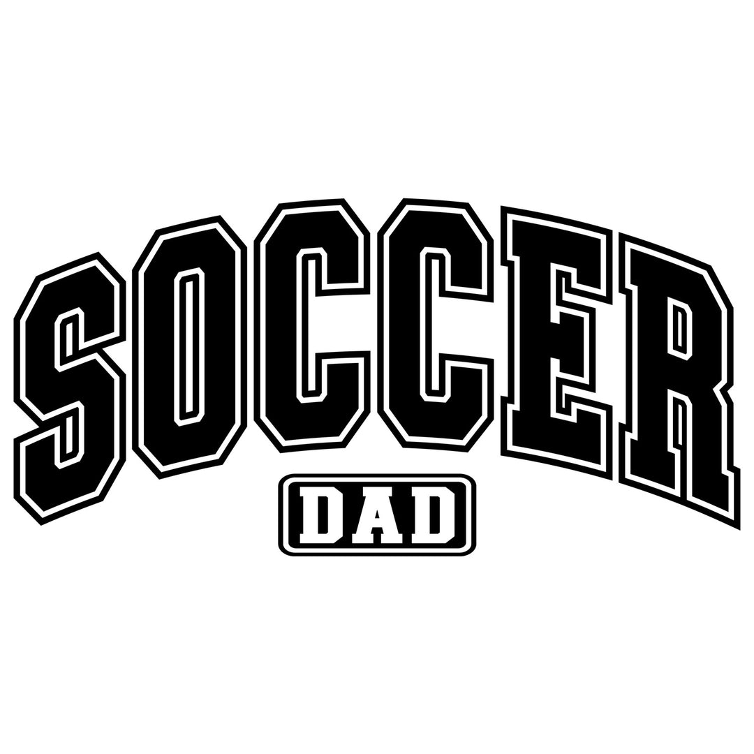 Soccer: Soccer Dad - DTF Transfer - Direct-to-Film