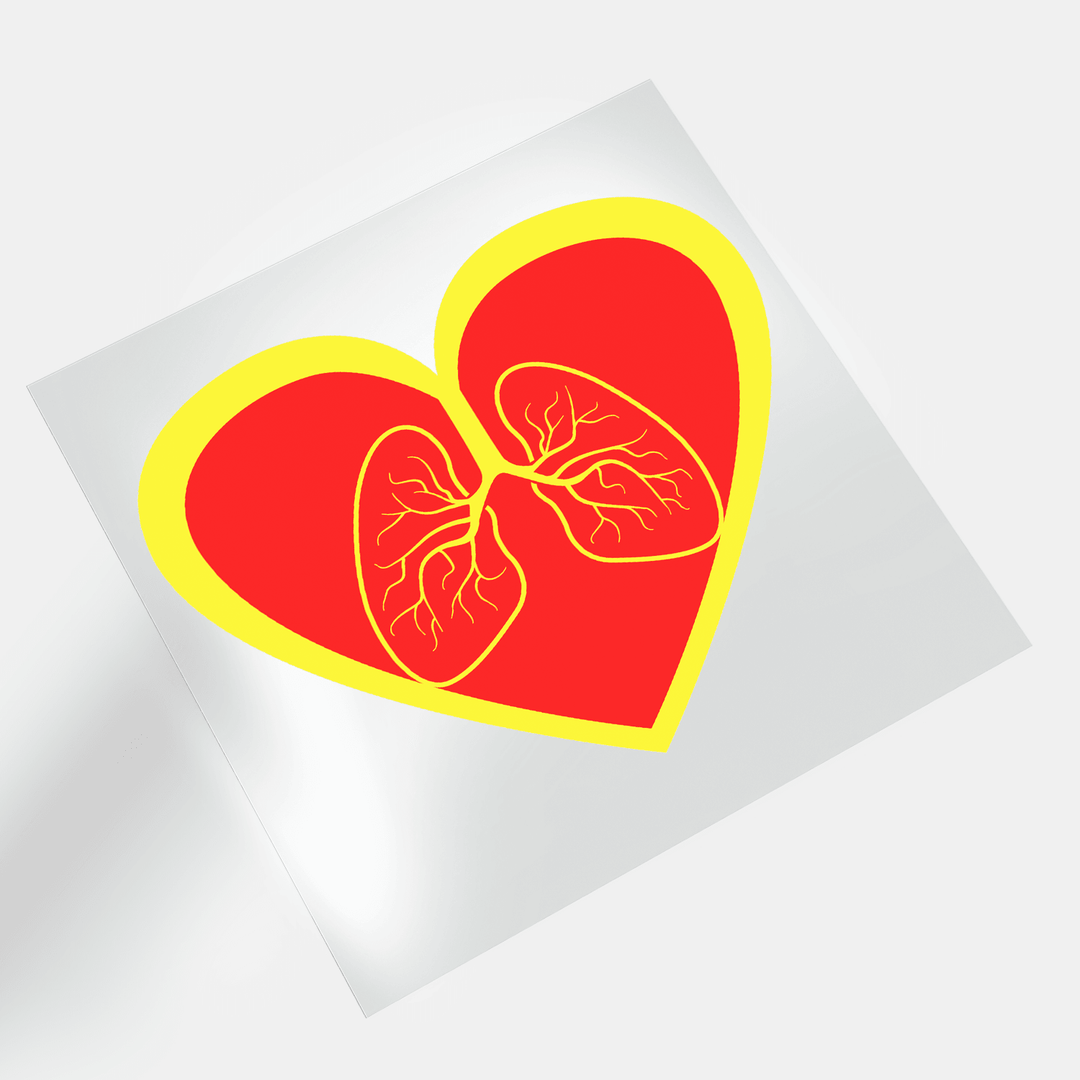 Respiratory Therapist: Hearty Lung - DTF Transfer - Direct-to-Film