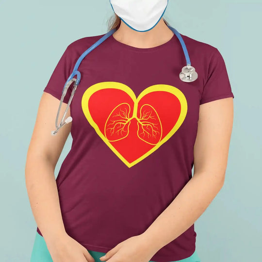 Respiratory Therapist: Hearty Lung - DTF Transfer - Direct-to-Film