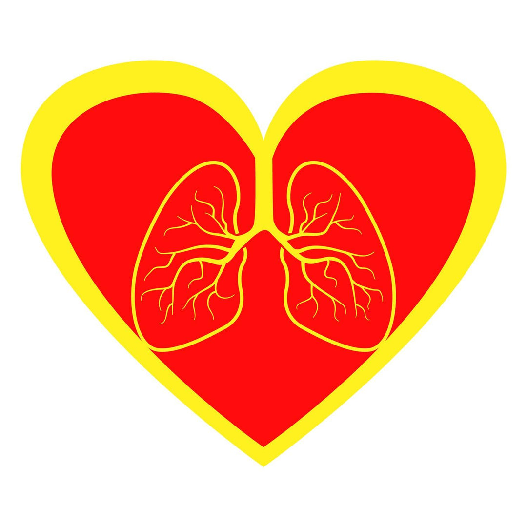 Respiratory Therapist: Hearty Lung - DTF Transfer - Direct-to-Film