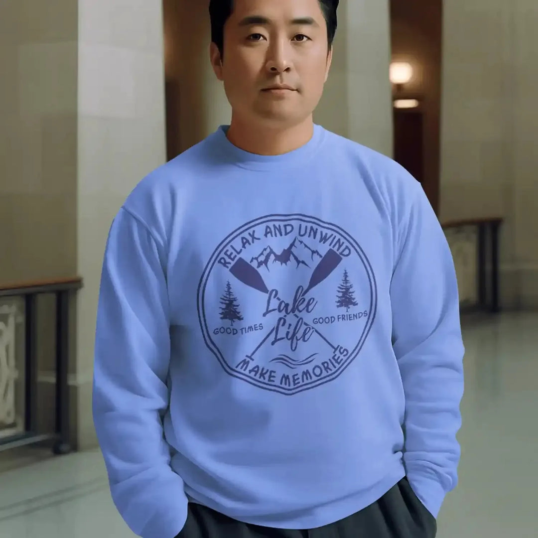 Lake Life: Relax And Unwind Make Memories - DTF Transfer - Direct-to-Film