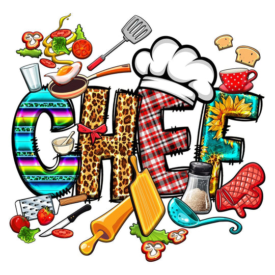 Chef: Kitchen Tools - DTF Transfer - Direct-to-Film