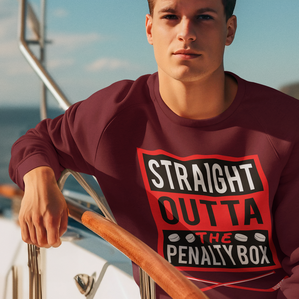 Hockey: Straight Outta The Penalty Box - DTF Transfer - Direct-to-Film