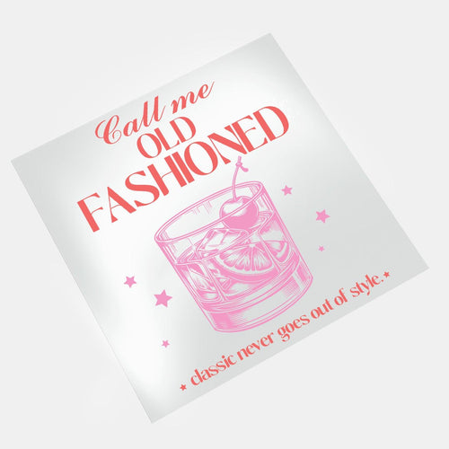 Summer Cocktail: Call Me Old Fashioned - DTF Transfer - Direct-to-Film