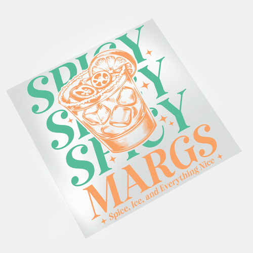 Summer Cocktail: Spicy Margs - DTF Transfer - Direct-to-Film