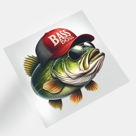 Bass Fishing: Bass Boss - DTF Transfer - Direct-to-Film