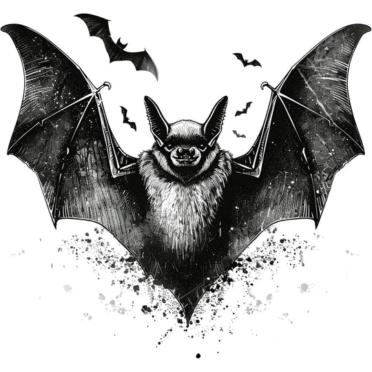 Tortured Poet: Bat - DTF Transfer - Direct-to-Film