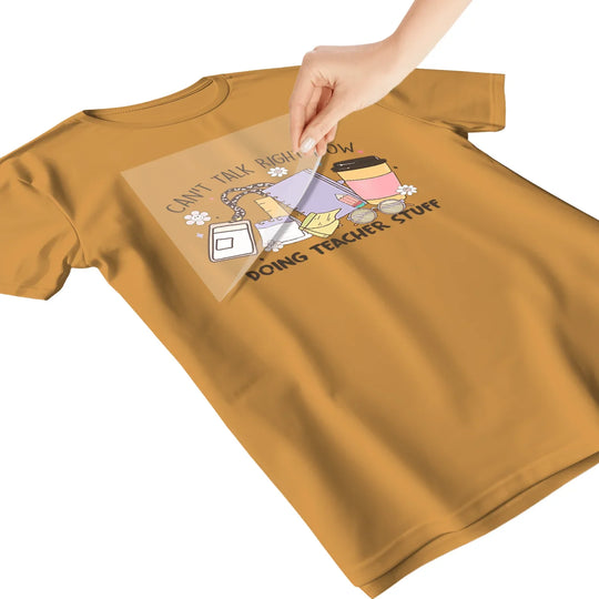 Teachers: Can't Talk Right Now Doing Teacher Stuff - DTF Transfer - Direct-to-Film