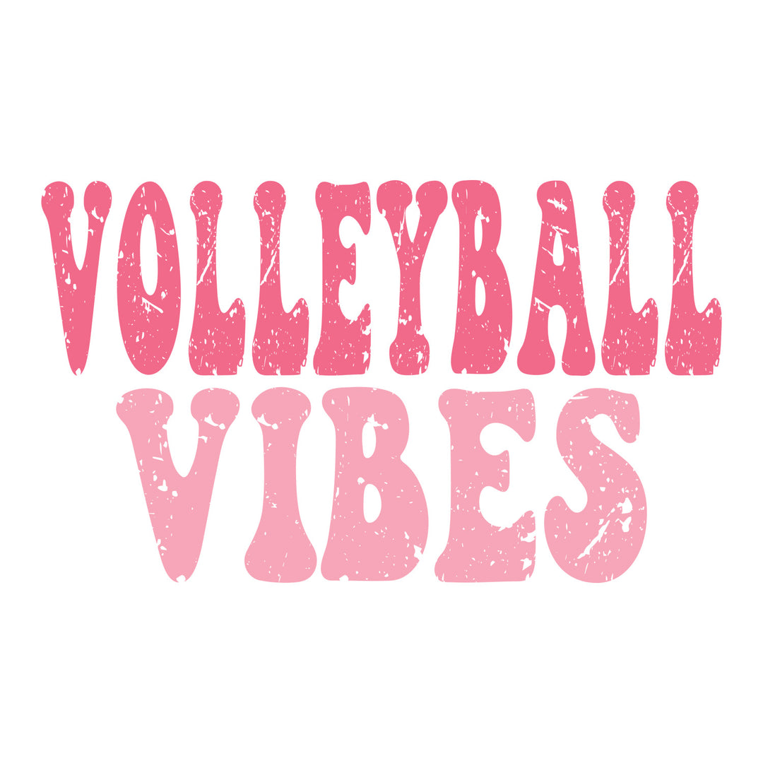 Volleyball: Volleyball Vibes - DTF Transfer - Direct-to-Film