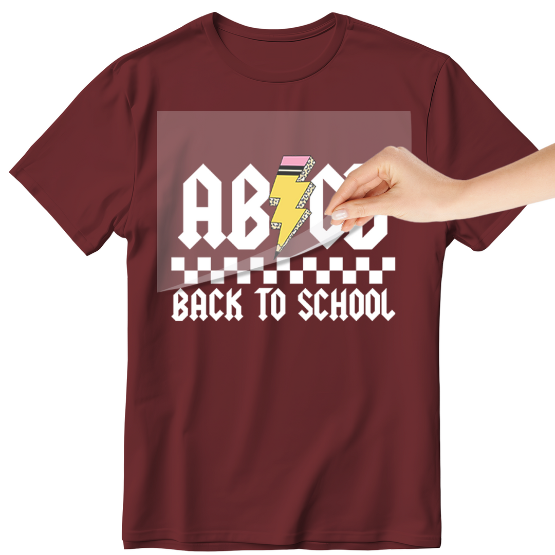 Back To School: ABCD Back To School - DTF Transfer - Direct-to-Film