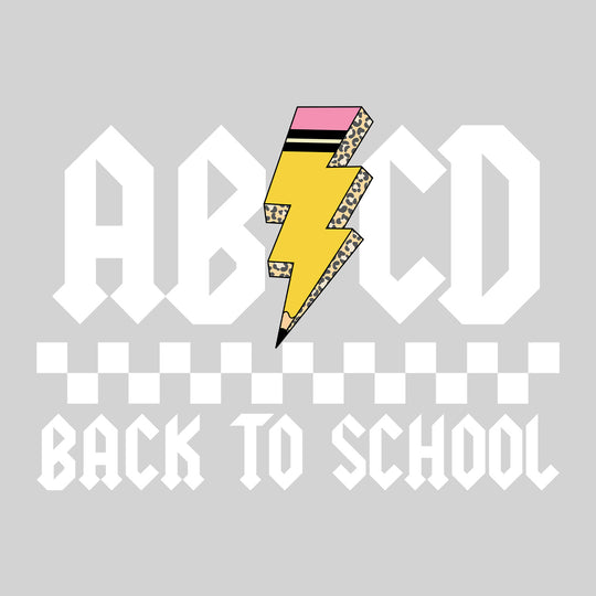 Back To School: ABCD Back To School - DTF Transfer - Direct-to-Film