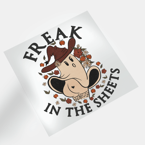 Cute Ghosts: Freak In The Sheets - DTF Transfer - Direct-to-Film