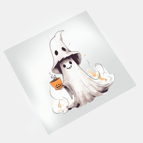 Cute Ghosts: Ghost Hat - DTF Transfer - Direct-to-Film