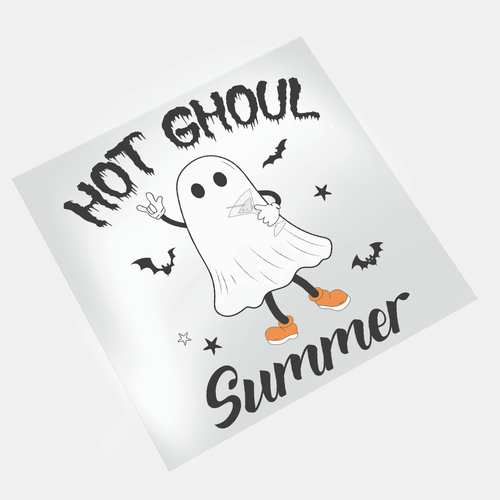 Cute Ghosts: Hot Ghoul Summer - DTF Transfer - Direct-to-Film