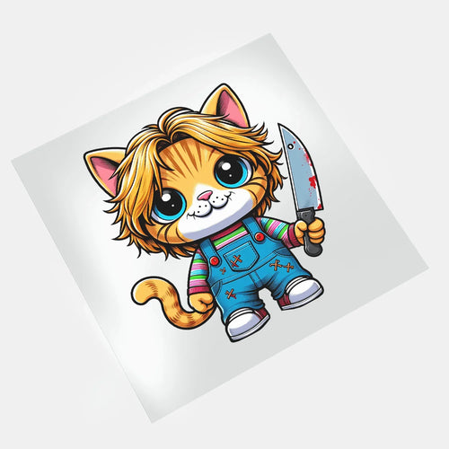 Halloween Funny: Cute Chucky - DTF Transfer - Direct-to-Film