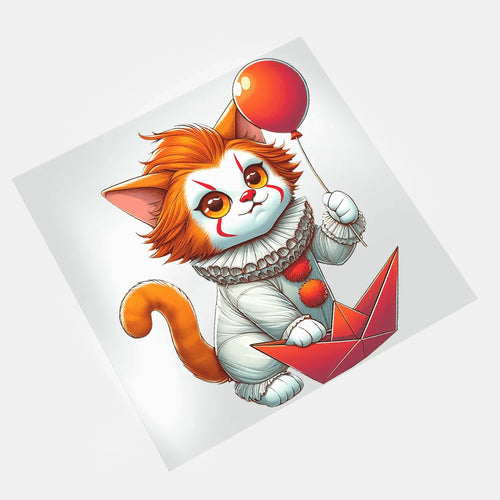 Halloween Funny: Pennywise - DTF Transfer - Direct-to-Film