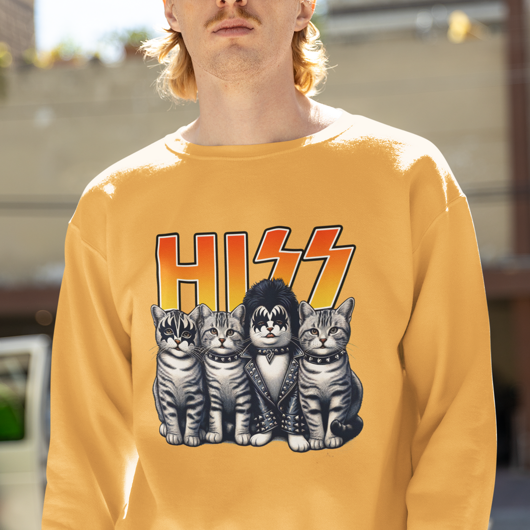 Rock Star Cat: Hiss - DTF Transfer - Direct-to-Film