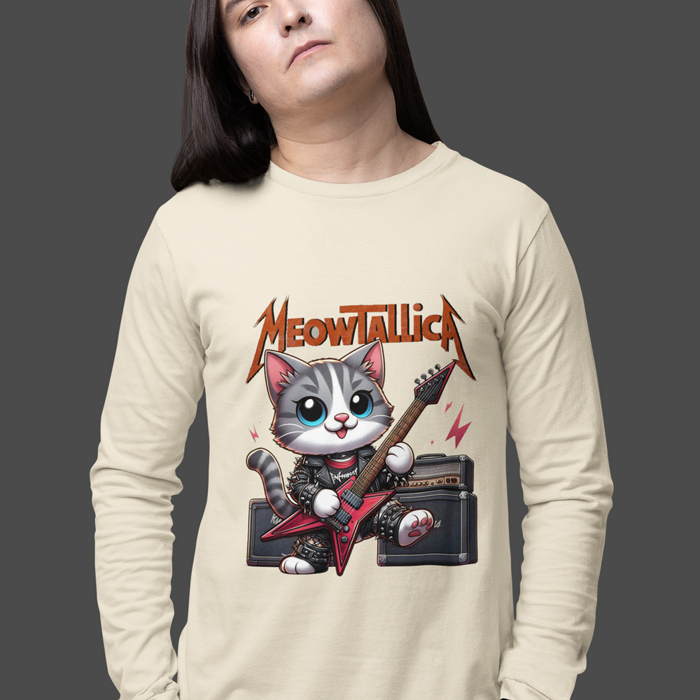 Rock Star Cat: Meowtallica 2 - DTF Transfer - Direct-to-Film