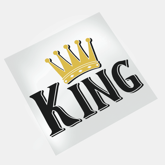 Funny Matching Family Prints: King - DTF Transfer - Direct-to-Film