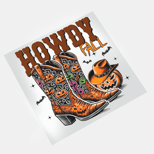 Fall Season: Howdy Fall 1 - DTF Transfer - Direct-to-Film